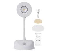 Générique Slim Picture Light, Cordless Frame Lamp, Rechargeable Wall Fixture, Adjustable LED Artwork Illumination, Remote Control Timing Device, Lighting Accessory for Bedroom, Corridor, Stairs, 147g
