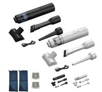 Générique Slim V8 Mate Cordless Car Vacuum High Power 19000PA 2 Suction Modes Lightweight Portable, USB Charge, Mini Handheld Vacuum Cleaner with Multi Accessories for Car Home Pet (1Pcs*White)