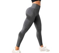 Générique Slimove Resistance Band Leggings, High Waisted Butt Lifting Tummy Training Control,Anti Cellulite (Gray,M)