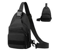 Générique Sling Pack, Waterproof Shoulder Backpack, Compact Portable Utility Bag, Outdoor Carrier Pouch for Daily Use, Camping, Walking, Travel, and Sports Storage, 6.69x2.75x11.42 inches