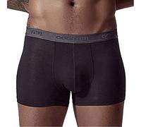 Générique Slip Homme Confortable Slim Slip brève Culotte Solid Color Mid-Waist Soft Briefs Sexy Slip Short(Black,XL)