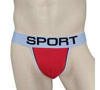 Générique Slip Homme en Modal Respirant Confortable Léger avec Poche en U et Design Échancré(Red, M)