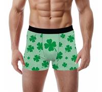Générique Slip Homme Fête Saint Patrick avec Coussinet Galbant pour Une Silhouette Avantagée(Mint Green, L)