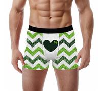 Générique Slip Homme Fête Saint Patrick avec Coussinet Galbant pour Une Silhouette Avantagée(White, M)