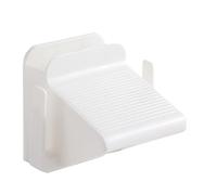 Générique Slipper Holder Racks, Mount Shoe Organizer, Space-Saving Slipper Hanger, Adhesive Wall Mounted Design for Bathroom, Bedroom, Living Room, Kitchen, White and Black