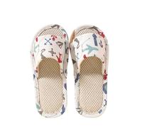 Générique Slippers Chaussons pour Tout-Petits garçons,Bout Ouvert,Confortables,à Enfiler,pour l'intérieur et la Maison,Filles et garçons(Beige,34)