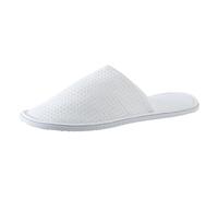 Générique Slippers Hotel,Chausson Invites,Spa Pantoufles Pantoufles Hôtel en Peluche Pantoufles Intérieur Légères pour Femmes et Hommes pour Hôtels Spa Maison (White, One Size)