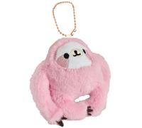 Générique Sloth Keychan - Small Stuffed Animal, Cartoon Pendant | Cute 10cm Sloth Doll Keychan for Backpack, Hanging Ornament, Adorable Toy for Kids Teens Adults, Mini Animal for