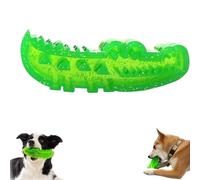 Générique Slow Feed Chew and Fetch Crocodile, Bite and Brush Dog Toy, Dog Slow Feeder Puzzle Toy, Alligator Dog Toy, Chewing Training, for Large, Medium & Small Dogs Teeth Cleaning (L)