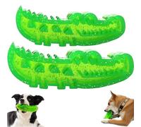 Générique Slow Feed Chew and Fetch Crocodile, Bite and Brush Dog Toy, Dog Slow Feeder Puzzle Toy, Alligator Dog Toy, Chewing Training, for Large, Medium & Small Dogs Teeth Cleaning (S+L)
