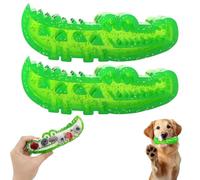 Générique Slow Feed Chew and Fetch Crocodile, Dog Slow Feeder Interactive, Alligator Dogs Chew Toy for Large, Medium & Small Dogs Teeth Cleaning Chewing Training (2Pc)