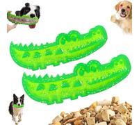 Générique Slow Feed Chew and Fetch Crocodile, Dog Slow Feeder Puzzle Toy, Alligator Dogs Chew Toy for Small to Large Dogs Teeth Cleaning, Alligator Treat Dispensing Dog Toys (S+L)