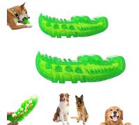 Générique Slow Feed Chew and Fetch Crocodile, Dog Slow Feeder Puzzle Toy, Alligator Dogs Chew Toy, Teeth Cleaning for Large, Medium & Small Dogs (L+S)