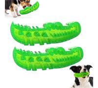 Générique Slow Feed Chew and Fetch Crocodile, Dog Slow Feeder Puzzle Toy, Alligator Treat Dispensing Dog Toys Keep Them Busy Bite and Brush, for Medium & Small Dogs Teeth Cleaning (Large*2)