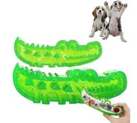 Générique Slow Feed Chew and Fetch Crocodile, Dog Slow Feeder Puzzle Toy, Alligator Treat Dispensing Dog Toys Keep Them Busy, Medium & Small Dogs Teeth Cleaning (Mix)