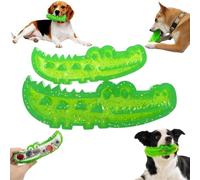 Générique Slow Feed Chew and Fetch Crocodile,Dog Slow Feeder Puzzle Toy,Alligator Treat Dispensing Dog Toys Keep Them Busy,for Small,Medium & Large Dogs Teeth Cleaning Training (Small+Large)