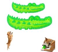 Générique Slow Feed Chew and Fetch Crocodile, Dog Slow Feeder Puzzle Toy, Dogs Teeth Cleaning Chewing Training, Interactive Puzzle Feeder for Snack Stash & Play, Chewing Training (Large+Small)