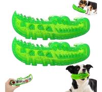 Générique Slow Feed Chew and Fetch Crocodile, Dog Slow Feeder Puzzle Toy, Interactive Alligator Chew Toy for Large, Medium & Small Dogs Teeth Cleaning, Treat Dispensing Chewing Training(L*2)