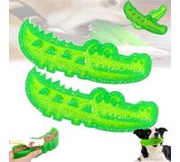 Générique Slow Feed Chew and Fetch Crocodile, Slow-Feed Chew & Fetch Crocodile Dog Toy, Dog Slow Feeder Puzzle Toy, Alligator Treat Dispensing Dog Toys, Medium & Small Dogs Teeth Cleaning (S-2PCS)