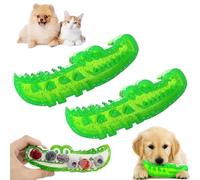 Générique Slow Feed Chew and Fetch Crocodile, Slow-Feed Chews & Fetchs Crocodile Dog Toy, Alligator Treat Dispensing Dog Toys for Large, Medium & Small Dogs Teeth Cleaning (L,2PCS)