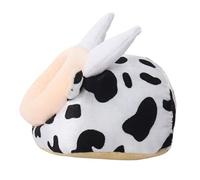 Générique Small Animal Bed - Cow Pattern Warm Nest, Soft Cotton Cave, Winter Plush Hideaway for Chinchilla Hamster Ferret Hedgehog Guinea Pig, Pet Cage Accessory, Multi Color