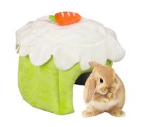 Générique Small Animal Beds - Warm Soft Hangable Bottomless, Gerbil House for Hamster Chinchilla Ferret Gerbil Sugar Glider Small Animal Winter Sleeping Playing Cage