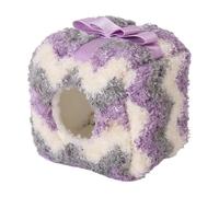 Générique Small Animal Beds - Winter Hamster House Small Animal Bed | Enclosed Soft Warm Nest for Indoor Outdoor Home Family Chinchilla Ferret Mice Birds Hedgehog Golden Bear Bunny Squirrel