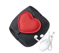 Générique Small Coin Purse - Paper Money Storage Pouch | Heart Shaped Coin Purse | Cute Purses | Heart-Shaped Wallet | Pocket Size Purses Keys Lipsticks Cards Female Mother Lady Girlfriend Teen