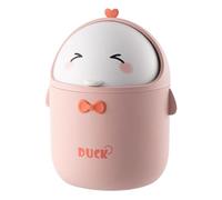 Générique Small Countertop Pail, Little Litter Basket, Portable Bedside Debris Holder for Vanity Table Coffee Station Nursery Tidy Accessory Room Decor Module Aesthetic Refuse Disposal Management Set