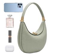 Générique Small Crescent Bag, Leather Shoulder Purse for Women, 4-in-1 Trendy Handbag Set, Compact Cross Body Tote, Stylish Travel Accessory, for Party, Vacation, Daily Outing Use