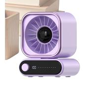 Générique Small Desk Fan - Desk Fan For Office | Auto Shaking Tabletop Cooling Tool For Bedroom | Desktop Personal Cooling Fans | Nightstand Dormitory Apartment Home Hotel Travel