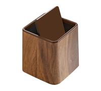 Générique Small Desk Trash Can 15cm Wastebasket With Lid For Bedroom Dorm