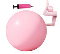 Générique Small Exercise Ball | 9.84In Mini Training Exercising Tool Anti Burst, PVC Slip Resistant Pilates Yoga Ball | Home Gym Shaping Workout for Women Girls