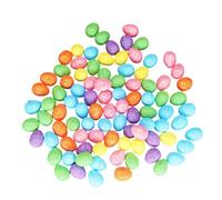 Générique Small Foam Easter Eggs, Colorful Easter Basket Stuffers, 0.59x0.71 inches, Versatile Glitter Photo Props, Crafts Making Tool, Decorative Egg Ornaments for Home, Garden