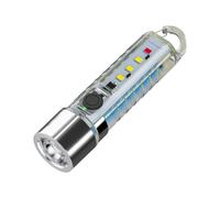 Générique Small Keychain Flashlight - Keychain Flashlight | Keychains Flashlights | Rechargeable Keychains Light With 6 Mode | Multifunctional Stable Key Ring Lighting For Climbing