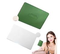 Générique Small Mirror - Pocket Mirror | Compact Mirror | Lightweight Stainless Steel Mirrors Cosmetic Mirrors, Travel Mirror, Travel Vanity Mirrors Makeup Mirrors for Women Girls, Makeup Mirror