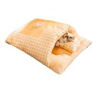 Générique Small Pet Sleeping Bag, Bunny Sleeping Mattress, Warm Pet Bed, Soft Animal Nest, Indoor Cat Bed, Pet Sleeping Bag, Comfortable Dog Nest, Thick Small Bunny Sleeping Mattress for Hamster