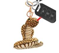 Générique Small Plush Snake Keychain - Soft Animal Pendant, Cute Toy Charm | Decorative Mini Plush Serpent Accessory, Hanging Accent at Bags Backpacks Purses Desks Bedrooms Travel Essentials