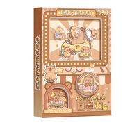Générique Small Pocket Notebook, Capybara Gachapon Toy, 5.31x3.74in Cute Stationery, Compact Writing Pad, Stress Design for Daily Journaling, School, Students, Women, Men, Boys