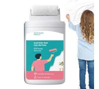 Générique Small Roller Wall Repair Paint - 100G Water Based Quick Dry Wall Touch Up Paint With Mini Roller Brush For DIY Ẃall Renovation Removing Shoe Marks Stains And Home Ẁall Repairs