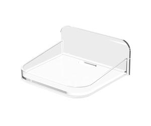 Générique Small Shelf - Mini Floating Display, Smart Home Hub Base, Transparent Sturdy Resin, Non Slip Base Bottom for Stability, Electronic Device Support, Perfect for Interior Bedroom