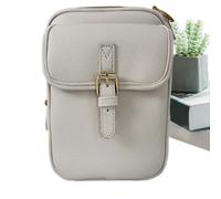 Générique Small Shoulder Bag, Anti-Theft Leather Pouch, Adjustable Strap Bag, Built-In Wallet with 10 Card Slots, Vintage Large Capacity Organizer, for Business, Wedding, Birthday