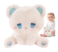 Générique Small Stuffed Bear, Plush Doll Toy, Cuddly Hugging, Soft Cozy Texture, Lightweight Portable Design, Ideal for Children Room Decoration and Party Favors, 3.94x3.94x8.66 inches