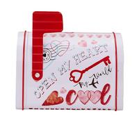 Générique Small Tinplate Mailbox - Delicate Versatile Decorative Mail Box