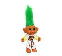 Générique Small Troll Dolls, 10cm Christmas Ugly Little Doll - Retro Funny Shelf Figurines, Nostalgic Childhood Appeal Decorative Desk Ornament for Holiday Living Room Shelf Bedroom Bookshelf