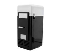 Générique Small USB Fridge, Personal Can Cooler, Compact Plug-In Appliance, 7.68x3.74x3.74 inches, Function Warmer Device, Beverage Equipment for Teens Students Girls Boys Family