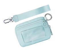 Générique Small Wallet for Women, Handheld Wallet, Fashion Purse Women's Wallet, Card Organizer Coin Pocket, Waterproof Zipper Pouch with ID Window for Date, Event, 5.51x3.74x0.79 inches