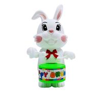 Générique Small Wind-Up Toys | Kids Windup Rabbit Toy - Cute Jumping Classic Drumming Clockwork Spring for Gift, Party, Birthday, Festival, Surprise, Memory, Collection