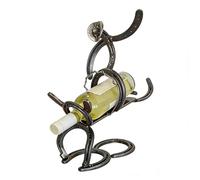 Générique Small Wine Rack - Iron Art Bottle Holder, Non Slip Display Stand, Stylish Storage for Wines Presentation | Ideal for Home Kitchen Dining Room Bar Restaurant Countertop Shelf Decoration