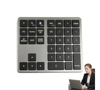 Générique Small Wireless Keyboard, 35-Key Compact Mechanical Keypad, Typing Handheld, 5.71x4.8x0.59Inches Portable Efficient for Personal, Compact Design, Wireless Connection